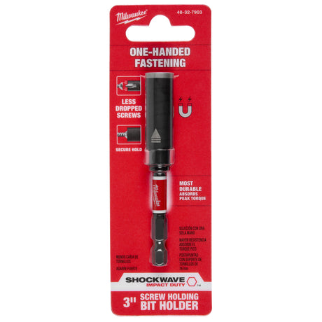 Milwaukee 48-32-7903 SHOCKWAVE™ Impact Duty Screw-Holding Bit Holder