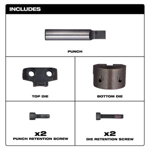 Milwaukee 48-44-0274 M18 10Ga Nibbler Punch & Die Set