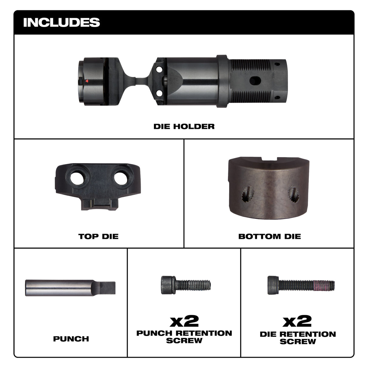 Milwaukee 48-44-0276 M18 FUEL™ 10 Ga Die Holder Kit