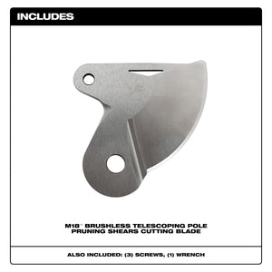 Milwaukee 48-44-2770 M18™ Brushless Telescoping Pole Pruning Shears Cutting Blade