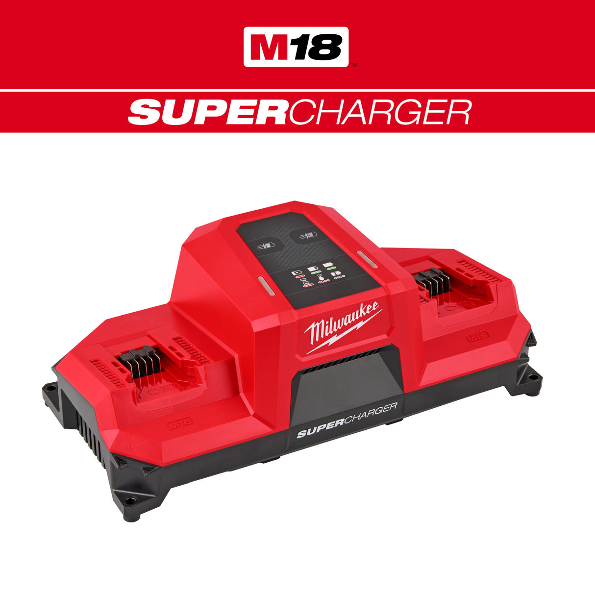 Milwaukee 48-59-1816 M18™ Dual Bay Simultaneous Super Charger w/ 4 Point Mounting