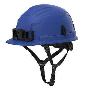 Milwaukee 48-73-1525 BOLT™ CSA/ANSI Type 2 Blue Front Brim Non-Vented Safety Helmet w/4PT Chinstrap - Class E