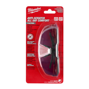 Milwaukee 48-73-2016 Safety Glasses - Tinted Anti-Scratch Lenses (Polybag)