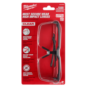 Milwaukee 48-73-2070 Over the Glasses - Clear Dual Coat Lenses
