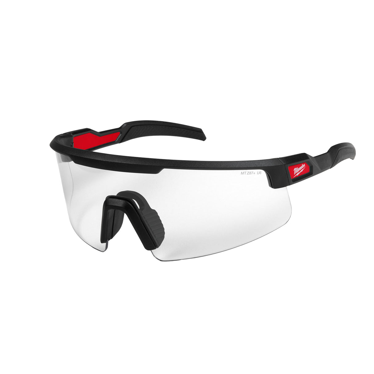 Milwaukee 48-73-2505 Wrap Around Safety Glasses - Clear Anti-Scratch Lenses