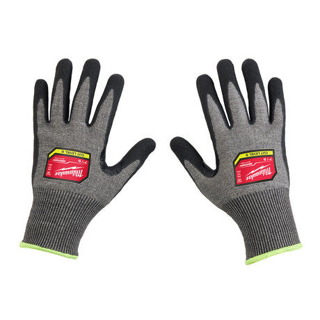 Milwaukee Cut Level 9 High-Dexterity Nitrile Dipped Gloves