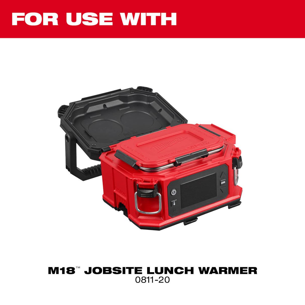 Milwaukee Tool 49-16-0202 Stainless Steel Container with Lid for M18™ Jobsite Lunch Warmer
