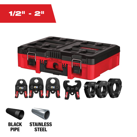Milwaukee 49-16-2683 IPS-P Pivoting Press Ring Kit - 1/2"-1" Jaws & 1-1/4"-2" Rings