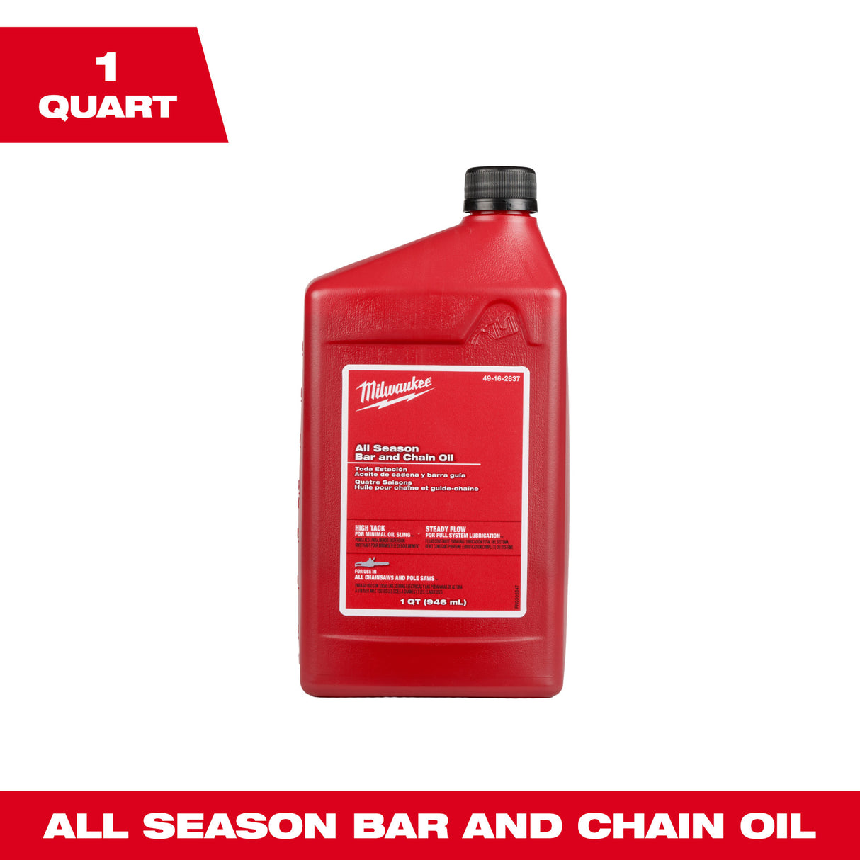 Milwaukee All Season Bar & Chain Oil - Quart