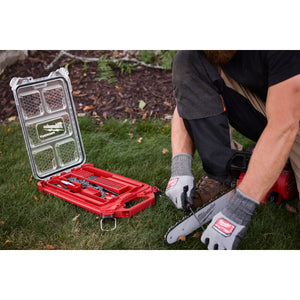 Milwaukee 49-16-2880 9pc Saw Chain Sharpening Set with PACKOUT™ Low-Profile Compact Organizer