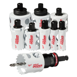 Milwaukee 49-22-4702 12PC QUIK LOK™ HOLE DOZER™ Bi-Metal Kit with PACKOUT™ Compact Organizer