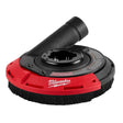 Milwaukee 4-1/2"-5" dust shroud  on a white background