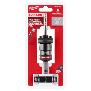 Milwaukee 49-56-7555 5PC 7/16" QUIK-LOK™ Arbor Set