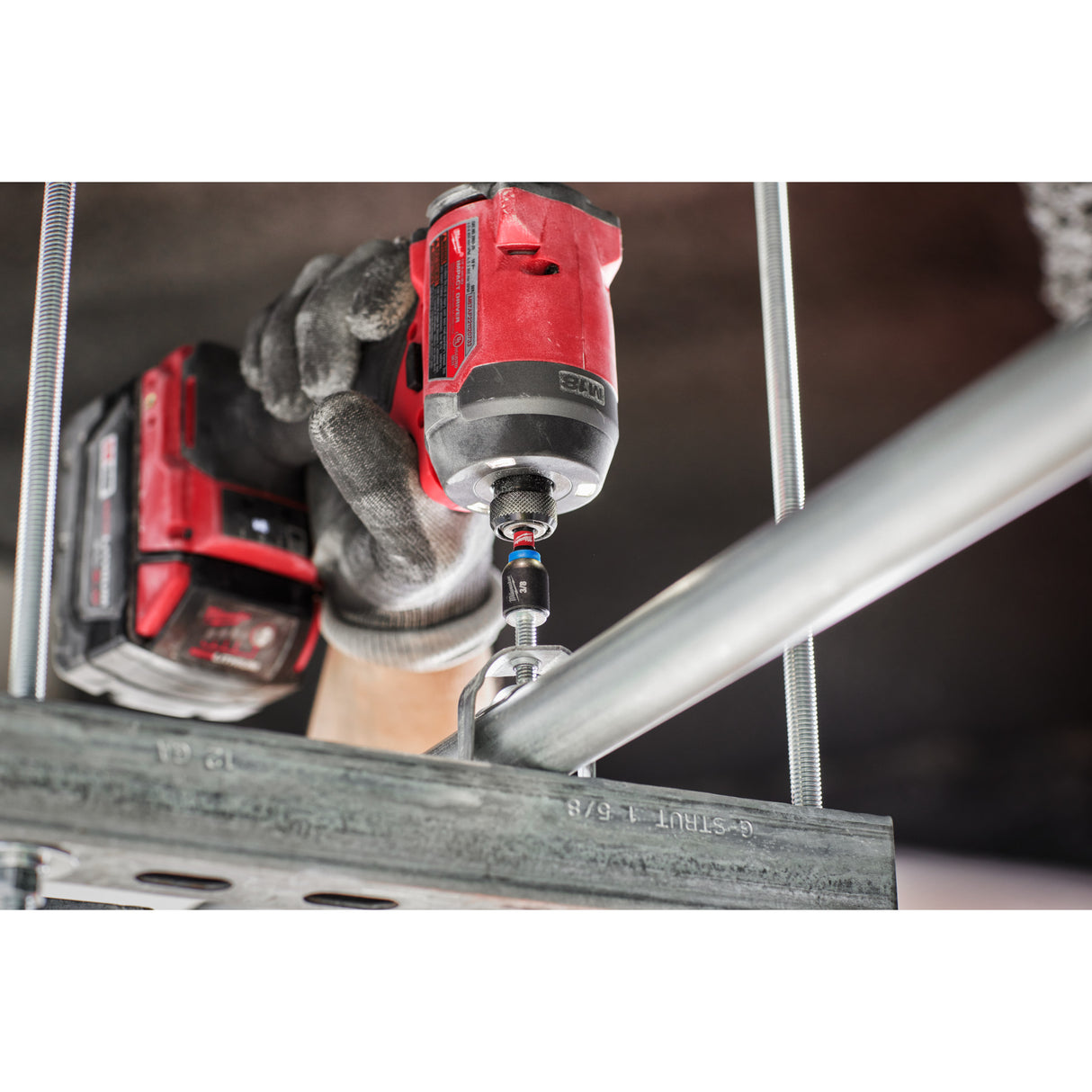 Milwaukee 49-66-4538 9/16" x 2-9/16" Magnetic Nut Driver - SHOCKWAVE Impact Duty