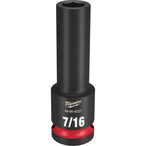 Milwaukee SHOCKWAVE Impact Duty™ 1/2" Drive  7/16" 6 Point Sockets 49-66-6221