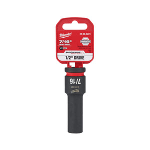 Milwaukee SHOCKWAVE Impact Duty™ 1/2" Drive  7/16" 6 Point Sockets 49-66-6221