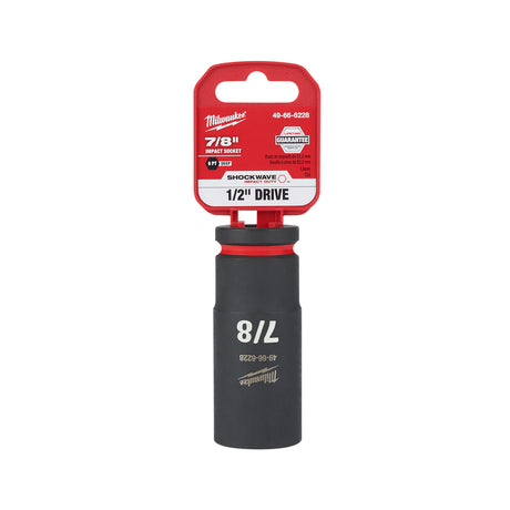 Milwaukee  1/2" Drive 7/8" 6 Point Socket SHOCKWAVE Impact Duty™ 49-66-6228