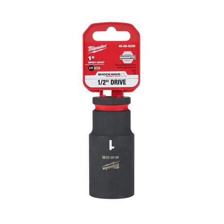 Milwaukee 1/2" Drive 1" 6 Point Socket SHOCKWAVE Impact Duty™ 49-66-6230
