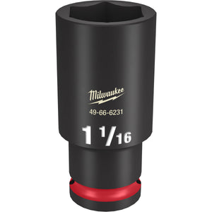 Milwaukee 1/2" Drive 1-1/16" 6 Point Socket SHOCKWAVE Impact Duty™  49-66-6231