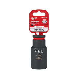Milwaukee 1/2" Drive 1-1/16" 6 Point Socket SHOCKWAVE Impact Duty™  49-66-6231
