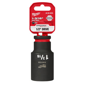 Milwaukee  1/2" Drive  1-3/16" 6 Point Socket SHOCKWAVE Impact Duty™ 49-66-6233