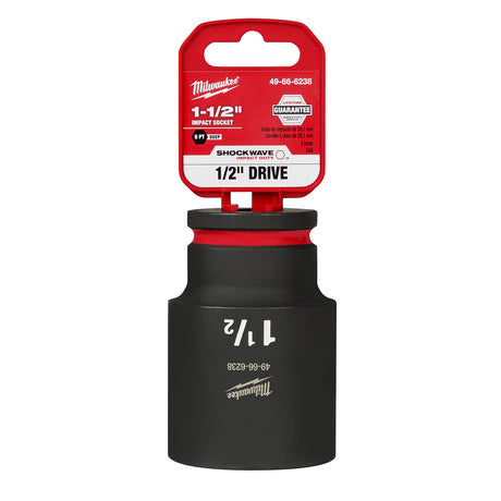 Milwaukee 1/2" Drive 1-1/2" 6 Point Socket SHOCKWAVE Impact Duty™  49-66-6238