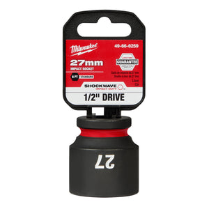Milwaukee 1/2" Drive 27MM 6 Point Socket SHOCKWAVE Impact Duty™ 49-66-6259