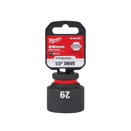 Milwaukee 1/2" Drive 29MM 6 Point Socket SHOCKWAVE Impact Duty™ 49-66-6261