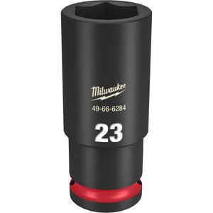 Milwaukee 1/2" Drive 23MM Deep 6 Point Socket SHOCKWAVE Impact Duty™ 49-66-6284