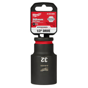 Milwaukee 1/2" Drive 32MM Deep 6 Point Socket SHOCKWAVE Impact Duty™ 49-66-6293