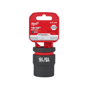 Milwaukee 3/4"Drive 15/16" Shallow 6 Point Socket SHOCKWAVE Impact Duty™ 49-66-6306