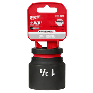 Milwaukee 3/4" Drive 1-3/8" Standard 6 Point Socket SHOCKWAVE™ Impact Duty 49-66-6313