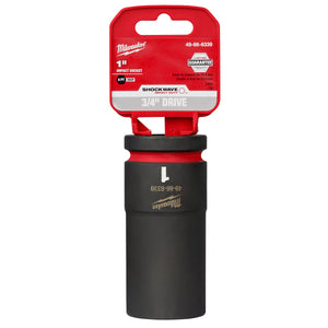 Milwaukee 3/4" Drive 1" Deep 6 Point Socket SHOCKWAVE™ Impact Duty 49-66-6339