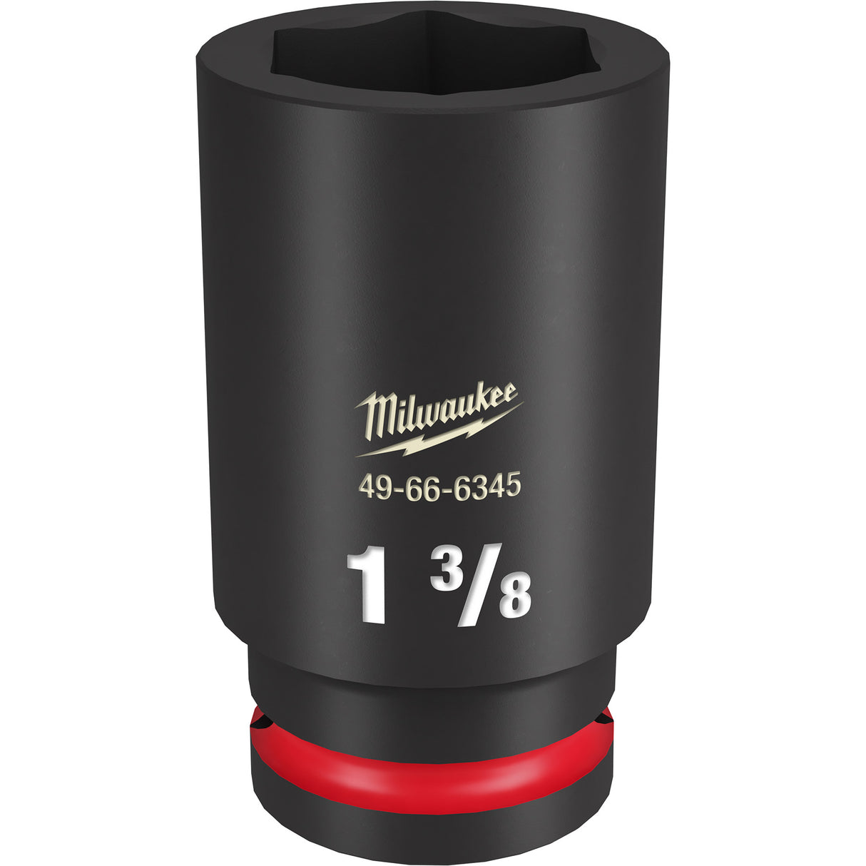 Milwaukee SHOCKWAVE™ Impact Duty 3/4" Drive 1-3/8" Deep 6 Point Socket 49-66-6345