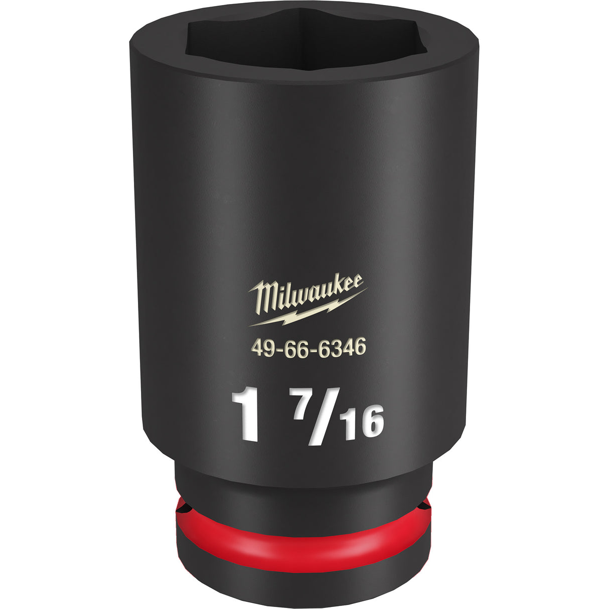 Milwaukee SHOCKWAVE™ Impact Duty 3/4" Drive 1-7/16" Deep 6 Point Socket 49-66-6346