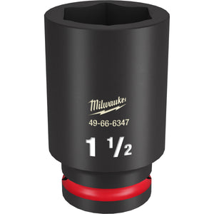 Milwaukee SHOCKWAVE™ Impact Duty 3/4" Drive 1-1/2" Deep 6 Point Socket 49-66-6347