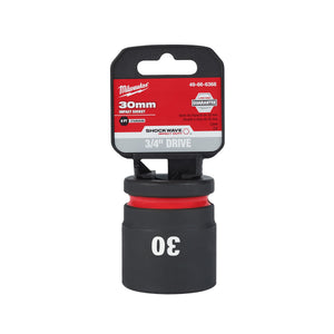 Milwaukee SHOCKWAVE Impact Duty™ 3/4"Drive 30MM Standard 6 Point Socket 49-66-6368