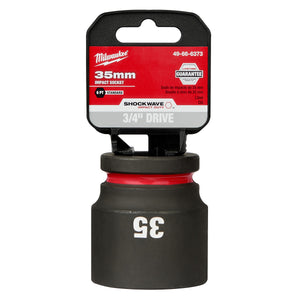 Milwaukee SHOCKWAVE™ Impact Duty 3/4" Drive 35MM Standard 6 Point Socket 49-66-6373