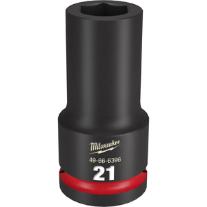 Milwaukee SHOCKWAVE™ Impact Duty 3/4" Drive 21MM Deep 6 Point Socket 49-66-6396