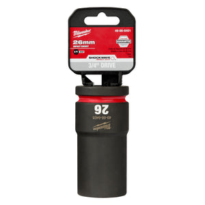Milwaukee SHOCKWAVE™ Impact Duty 3/4" Drive 26MM Deep 6 Point Socket 49-66-6401