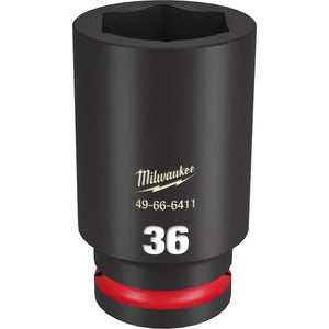Milwaukee SHOCKWAVE™ Impact Duty 3/4" Drive 36MM Deep 6 Point Socket 49-66-6411