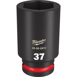 Milwaukee SHOCKWAVE™ Impact Duty 3/4" Drive 37MM Deep 6 Point Socket 49-66-6412