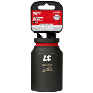 Milwaukee SHOCKWAVE™ Impact Duty 3/4" Drive 37MM Deep 6 Point Socket 49-66-6412