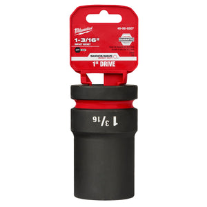 Milwaukee SHOCKWAVE™ Impact Duty 1" Drive 1-3/16" Deep 6 Point Socket 49-66-6507