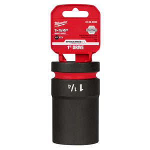 Milwaukee SHOCKWAVE™ Impact Duty 1" Drive 1-1/4" Deep 6 Point Socket 49-66-6508