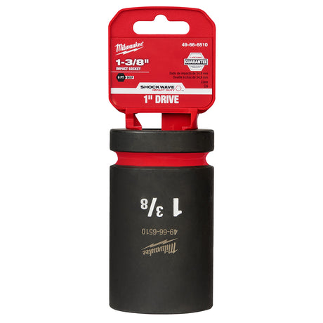 Milwaukee SHOCKWAVE™ Impact Duty 1" Drive 1-3/8" Deep 6 Point Socket 49-66-6510