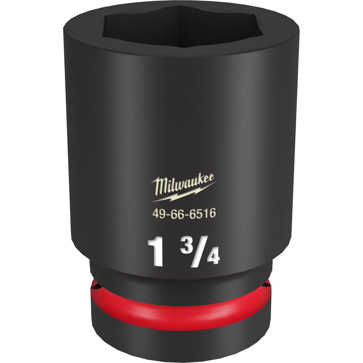 Milwaukee SHOCKWAVE™ Impact Duty 1" Drive 1-3/4" Deep 6 Point Socket 49-66-6516