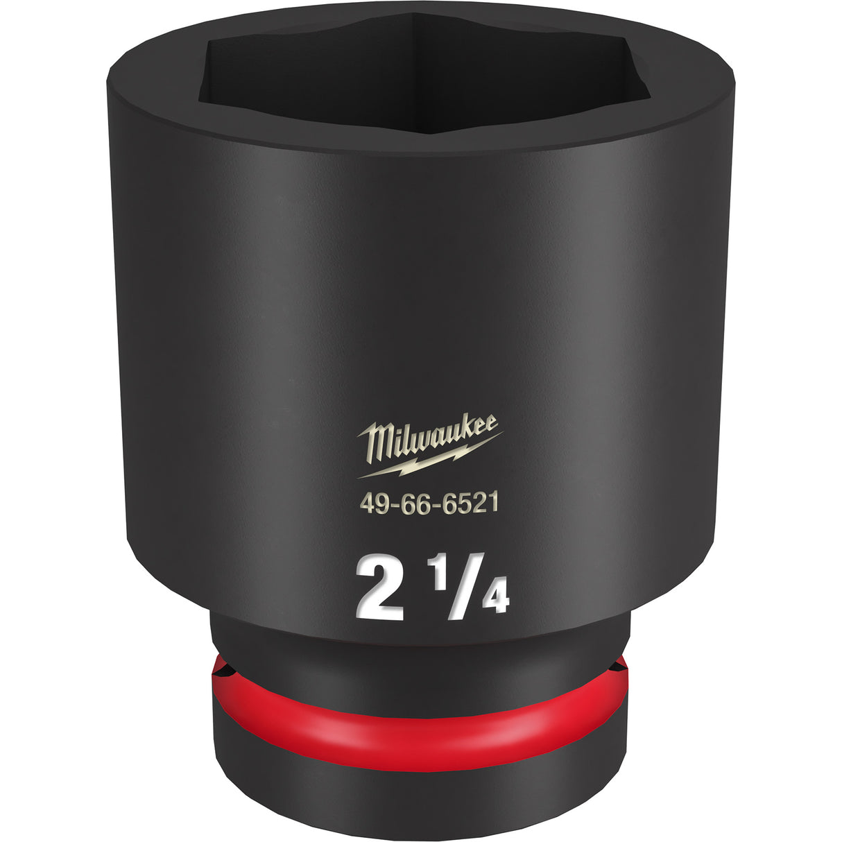 Milwaukee SHOCKWAVE™ Impact Duty 1" Drive 2-1/4" Deep 6 Point Socket 49-66-6521