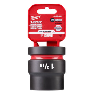 Milwaukee SHOCKWAVE Impact Duty™ 1" Drive 1-3/16" Standard 6 Point Socket 49-66-6551