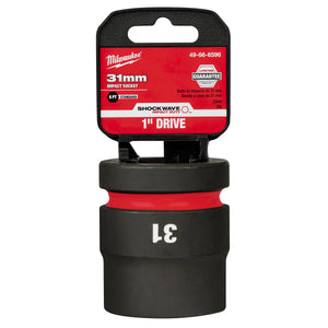 Milwaukee SHOCKWAVE Impact Duty™ 1"Drive 31MM Standard 6 Point Socket 49-66-6596